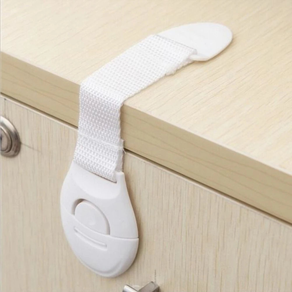 10Pcs Child Safety Cabinet Lock Baby Proof Security Protector Drawer Door Cabinet Lock Plastic Protection Kids Safety Door Lock