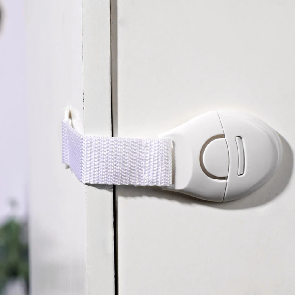 10Pcs Child Safety Cabinet Lock Baby Proof Security Protector Drawer Door Cabinet Lock Plastic Protection Kids Safety Door Lock