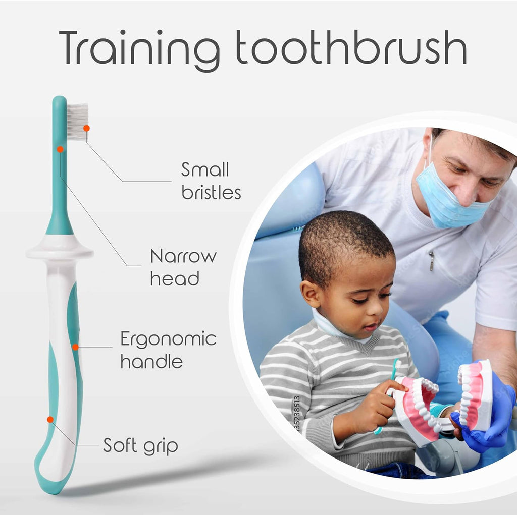Toddler Toothbrush 1-2 Years - Soft Grip (4-Pack)