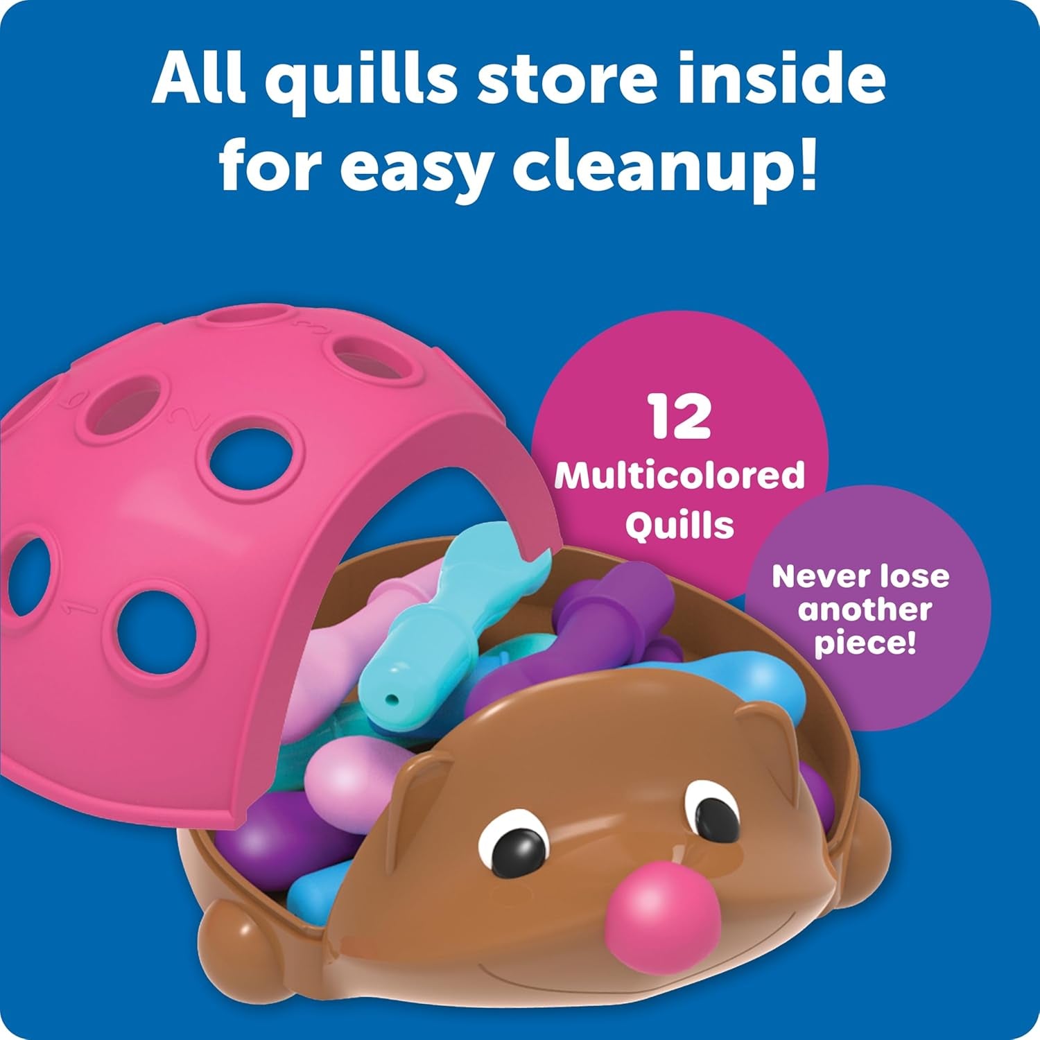 Spike the Fine Motor Hedgehog Pink