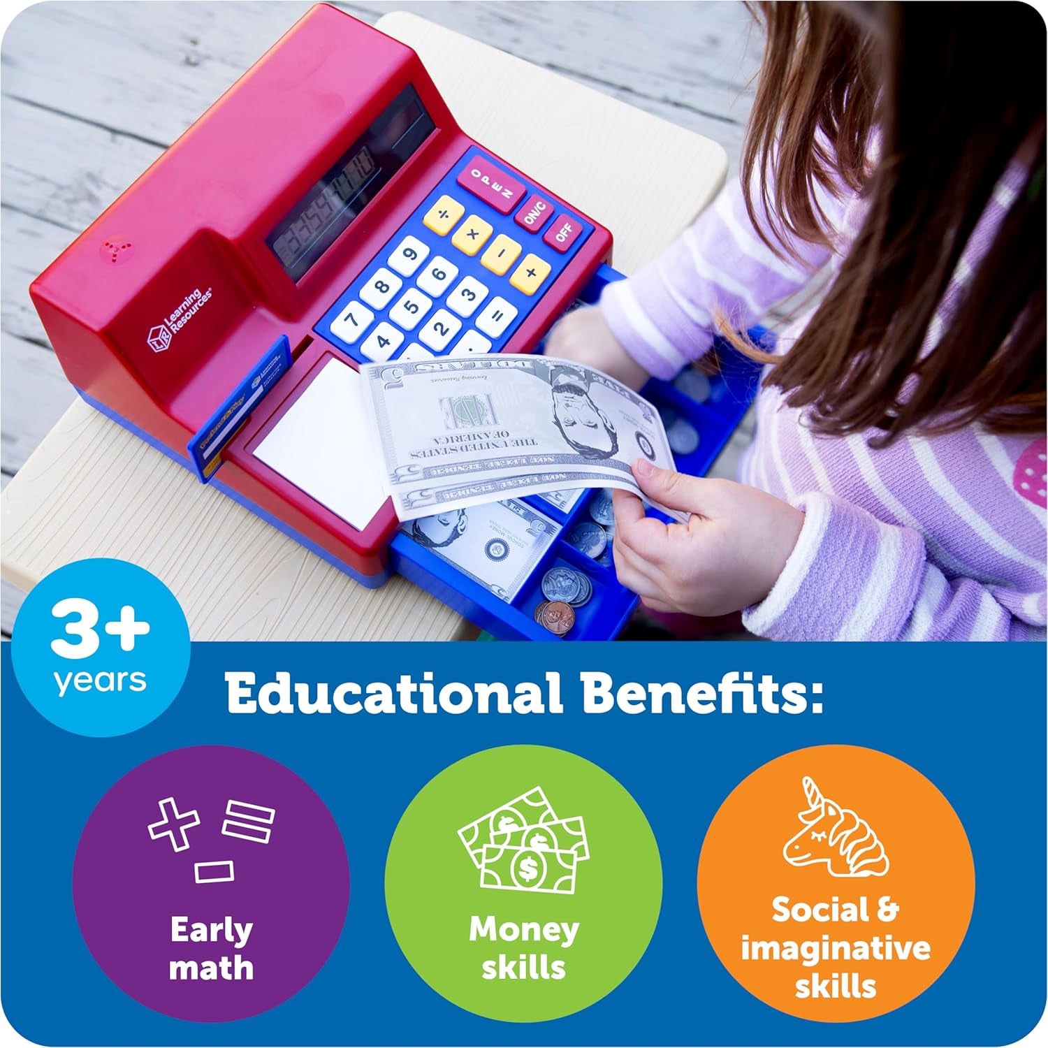 Pretend & Play Calculator Register Toy