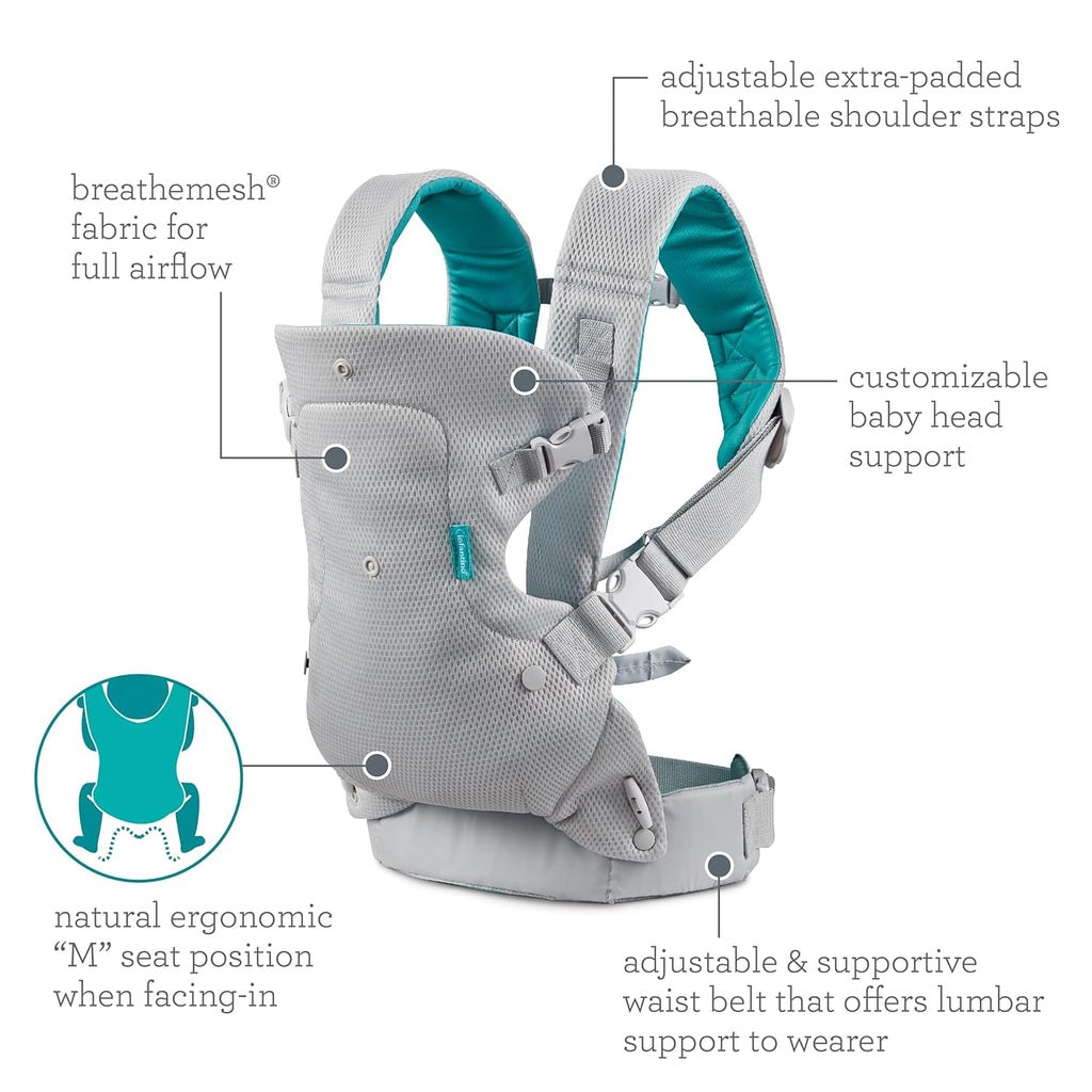 Flip Advanced 4-In-1 Light & Airy Baby Carrier