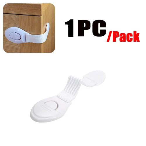 10Pcs Child Safety Cabinet Lock Baby Proof Security Protector Drawer Door Cabinet Lock Plastic Protection Kids Safety Door Lock