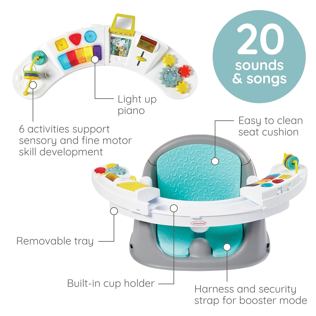 Music & Lights 3-In-1 Discovery Seat & Booster, Mint