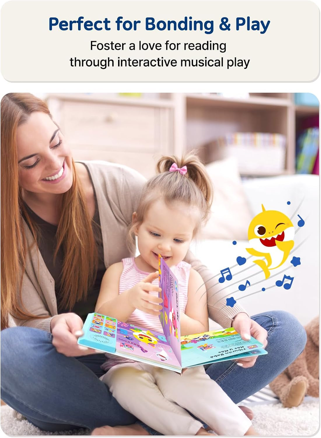 Baby Shark Sing-Alongs 10 Button Sound Book | Baby Shark Toys | Learning & Education Toys | Interactive Baby Books for Toddlers 1-3 | Gifts for Boys & Girls